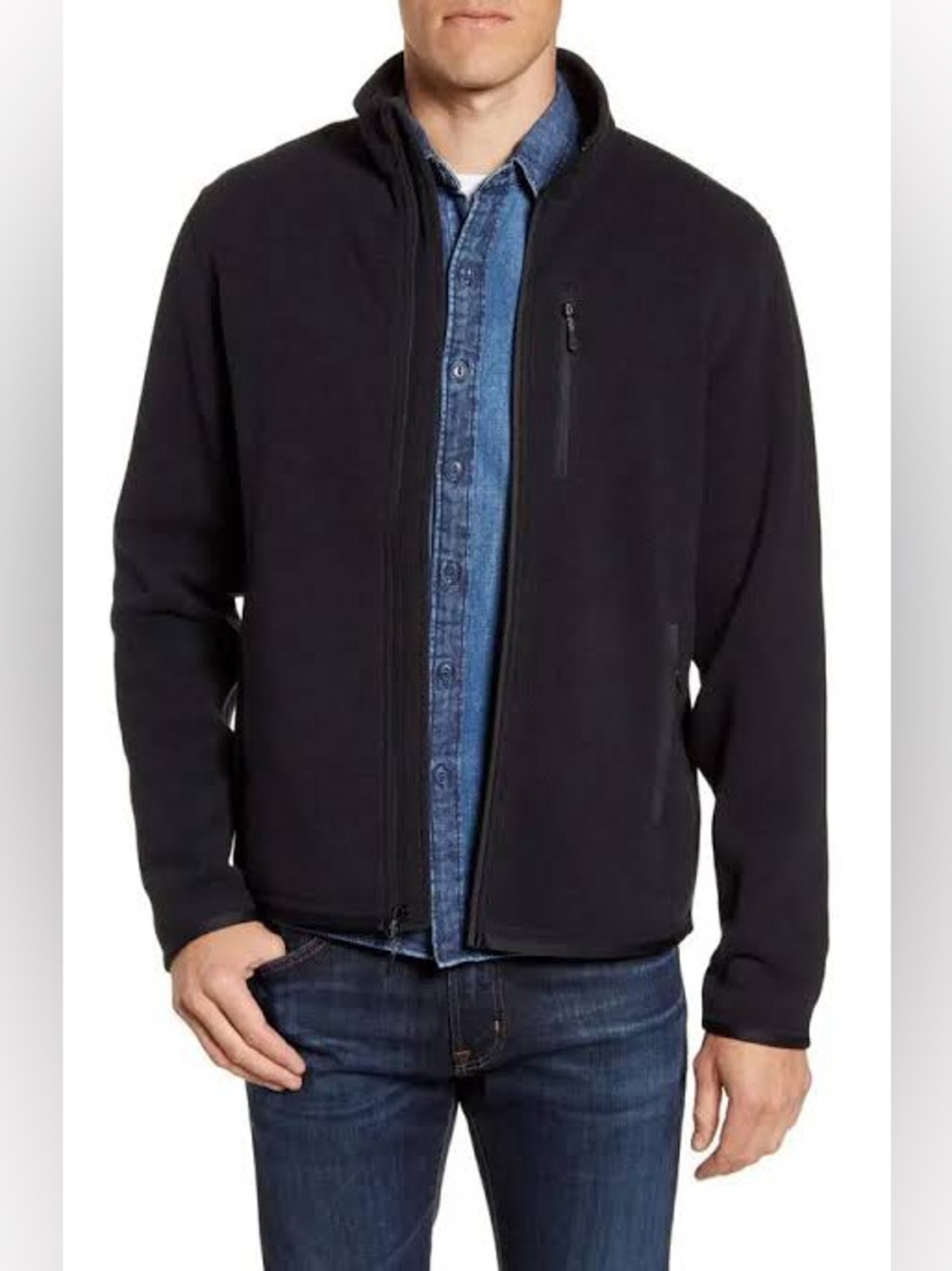 Filson Ridgeway Fleece Full Zip Polartec Jacket Black Outdoors Coat